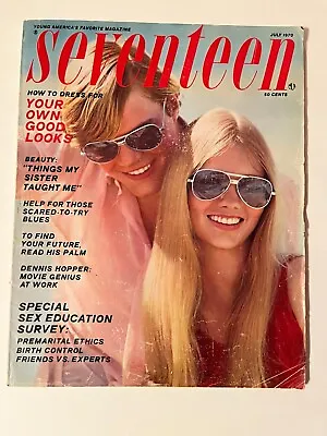 Vintage Seventeen Magazine July 1970 • $19.99