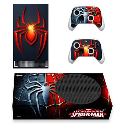 £11.76 • Buy Ultimate Spider Man Logo Decals For Xbox Series S X Console Controllers Skin Set