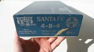 UNITED SCALE HO SCALE BRASS SANTA FE 4-8-4 STEAM LOCOMOTIVE W/ Box • $589.99