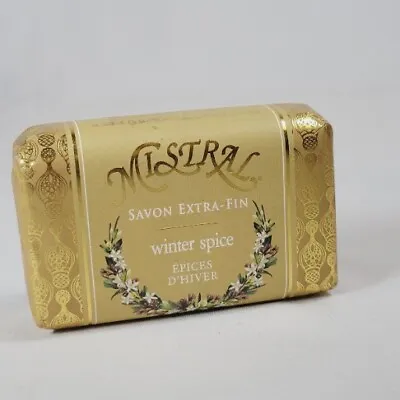 MISTRAL Savon Extra-Fin Winter Spice Soap Bar 7oz Shea Butter France 100% Pure • $18