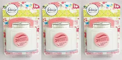 $21.95 • Buy 3 Febreze Set & Refresh WILD FLOWER Air Freshener Odor Eliminate Oil Refill