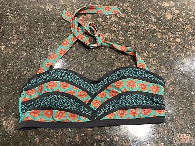 High Dive By Modcloth Size XL Bikini Halter Top.  Top Only • $7