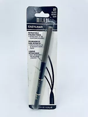 MILANI Easyliner Retractable Eyeliner Pencil - 01 BLACK • $16.95