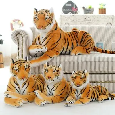 £40.69 • Buy Large Giant Wild Brown Tiger Teddy Soft Plush Stuffed Animal Cuddly Toy