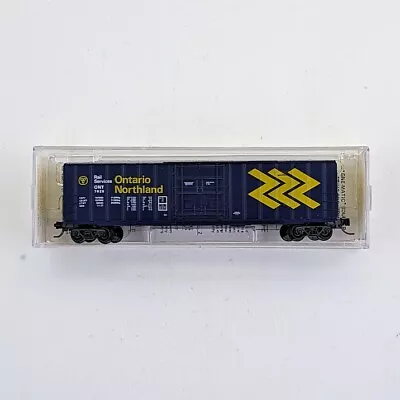 Micro-Trains 27040 N Scale 50' Standard Box Car Plug Door - Ontario Northland • $34.80