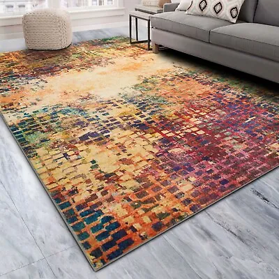 Extra Large Traditional Rugs Non Slip Hallway Runner Bedroom Living Room Carpet • £10.39