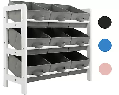 Kids Toy Box Storage Unit Drawers Childrens Bedroom Shelf Baby Nursery Furniture • £36.99