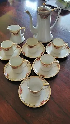 Vintage 15 Pc Set Nippon Hand Painted Tea Set • $59.99