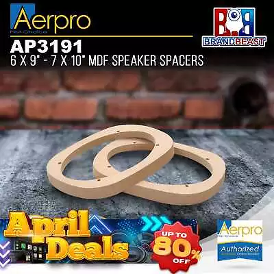 Aerpro AP3191 6 X 9  - 7 X 10  MDF Speaker Spacers • $12.74