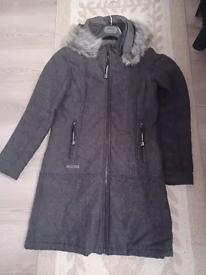 £10 • Buy Dark Grey Hooch Coat Size 10 *see Description And Pics*