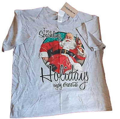 Coca Cola Holidays Santa T Shirt Large Unused • £7.99