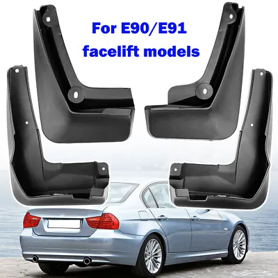 $41.99 • Buy For BMW 3 Series E90 E91 Sports Wagon 08-12 Mud Flaps Front Rear Splash Guards