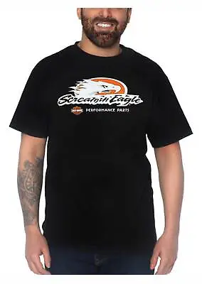 Harley-Davidson Men's Screamin' Eagle Short Sleeve Crew-Neck T-Shirt Black • $28.95