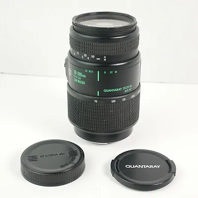 Quantaray Tech-10 Mx AF 70-300mm F/4.0-5.6 MACRO Lens For Minolta/Sony A Mount  • $28.13