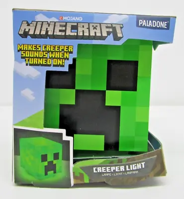 Minecraft Creeper Light W Sound Table Desk Lamp Night Light • $21.59