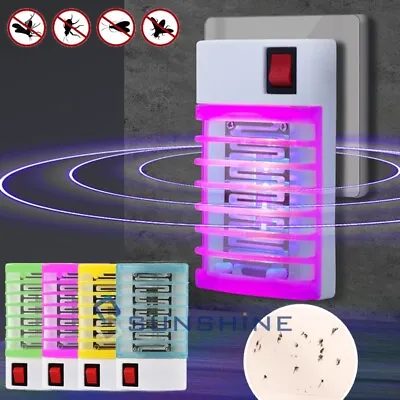 Electric Fly Repeller Trap Mosquito Insect Zapper Light LED Pest Attractant Lamp • $7.99