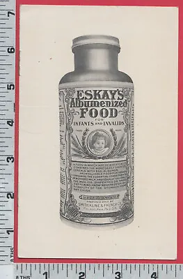 C852 Eskay Baby Food Booklet Smith Kline & French Philadelphia PA Mother’s Milk • $36.50