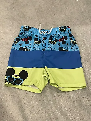 Disney Mickey Mouse Toddler Boy SIZE 3T SWIM Trunks Board Shorts • $5