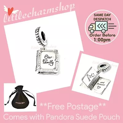 $62.90 • Buy NEW Authentic Genuine PANDORA Silver Our Family Dangle Charm - 798105 RETIRED