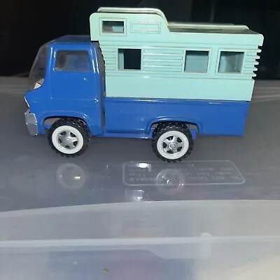 Marx Toys Metal Truck W/ Plastic Camper Custom Wheels And Tires • $25