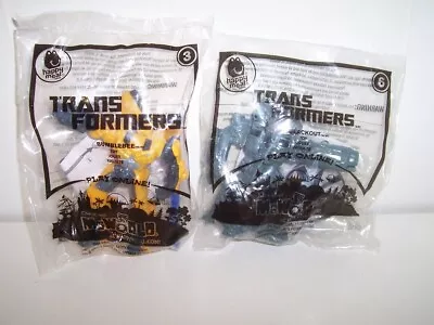 McDonald's Transformers Happy Meal Toy 2010 Bumblebee #3 & Blackout #6 Lot • $4