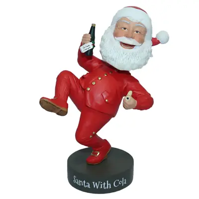 Norman Rockwell's 'Santa With Cola' Bobblehead • $29.99