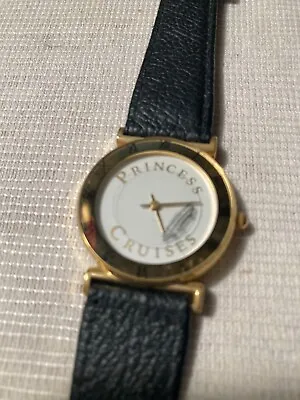 $5 • Buy Woman's Princess Cruises Leather Strap Watch