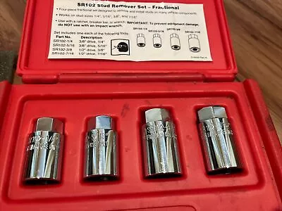 Matco Tools Fractional Stud Remover Set SR102 1/4  5/16  3/8  7/16  • $62.20