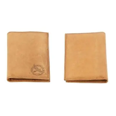 NEW EDDIE BAUER Wallet Bifold Cardholder Nubuck Tan Leather #W002 • $22