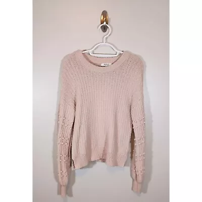 Madewell Cotton Sycamore Bobble Balloon Long Sleeve Sweater Size XS • $19.99