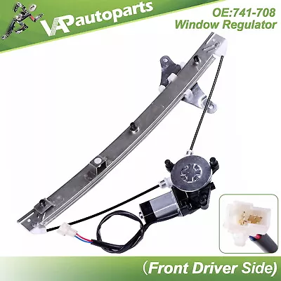 For 1992-1996 Toyota Camry 4 Door Power Window Regulator Front Left With Motor • $33.99