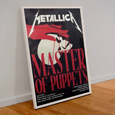 METALLICA Band Poster - Master Of Puppets Wall Art A3 • £12.99