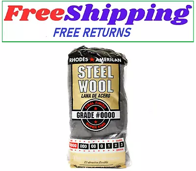 #4/0 12 Pad Steel Wool Super Fine Grade • $6.70