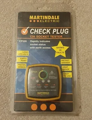 Electricians Martindale CP520 13A Socket Tester With Earth Test Point. • £15