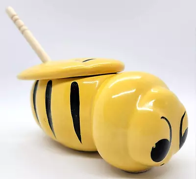 Bee Honey Pot W/Dipper Anthropomorphic 1950's Bumble Bee - VINTAGE • $28