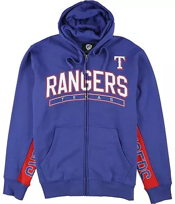 G-III Sports Mens Texas Rangers Hoodie Sweatshirt Blue Large • $53.70