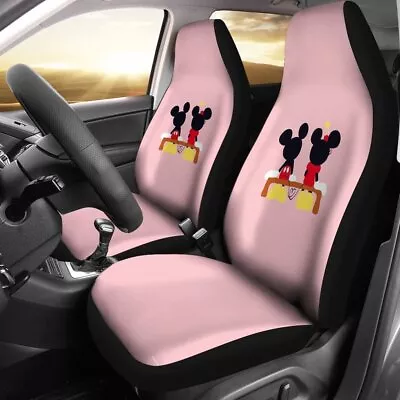 Lovely Mouse Couple Mickey And Minnie Better Together Car Seat Covers • $49.48