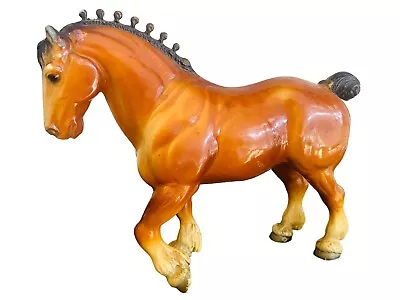Breyer Clydesdale Stallion Horse Vintage 10.5 Inch Long See Description • $16.89