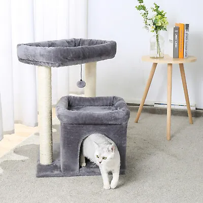 $62.99 • Buy PAWZ Road Cat Tree Scratching Post Cats Tower House Scratcher Bed Kitten Toys