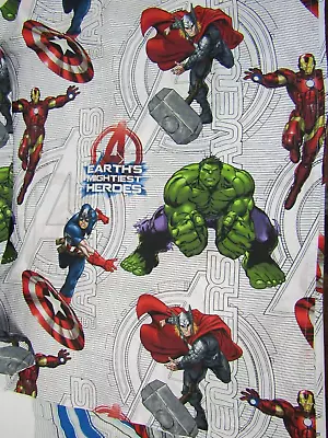 MARVEL AVENGERS ASSEMBLE Twin Sheet Set Hulk Ultraman Thor 2013 • $19