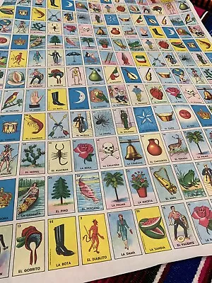 2PC LOTERIA Authentic Mexican Don Clemente Paper 2 FOLDED SHEETS To Make Boards • $7