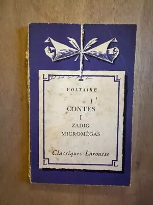 Contes 1 Zadig Micromegas Voltaire Good Condition • £2.27