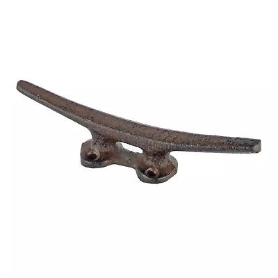 Cleat Boat Hook Handle Cast Iron Ship Dock Nautical Decor Rustic Finish 5 Inch • $9.95
