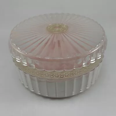 Vintage Essence De Chantilly Houbigant 5 Oz. Dusting Powder Pink Puff • $22.97