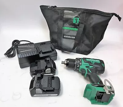 Metabo HPT MultiVolt 18-volt 1/2-in Cordless Drill 2-Batt W/ Charger DS18DBFL2 • $59.99