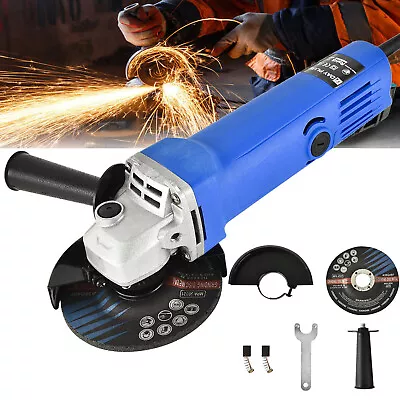 £18.08 • Buy Angle Grinder Corded With Accessory Kit 115mm Discs Grinding Cutting Polishing
