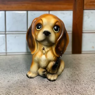 Ceramic Beagle Hound Dog Figurine Kitschy Japan Vintage • $12.99