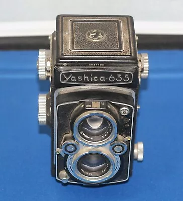 VINTAGE YASHICA 635 TLR 120 OR 35MM FILM CAMERA - AS-IS - UNTESTED! WoW! LQQK!! • $99