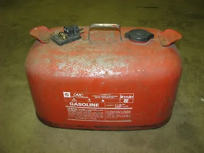 Vintage OMC 6 Gallon Outboard Motor Boat Gas Can Fuel Tank 6V • $60