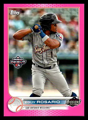 2022 Topps Pro Debut Fuchsia Eguy Rosario /199 #PD-7 San Antonio Missions • $1.57